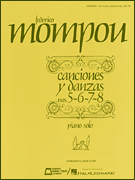 Canciones y Danzas Nos. 5- 6-7-8 piano sheet music cover